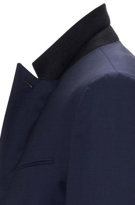 Italian Virgin Wool Suit, Slim Fit | Adgin/Hiels, Open Blue