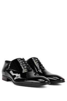 hugo boss patent leather oxfords