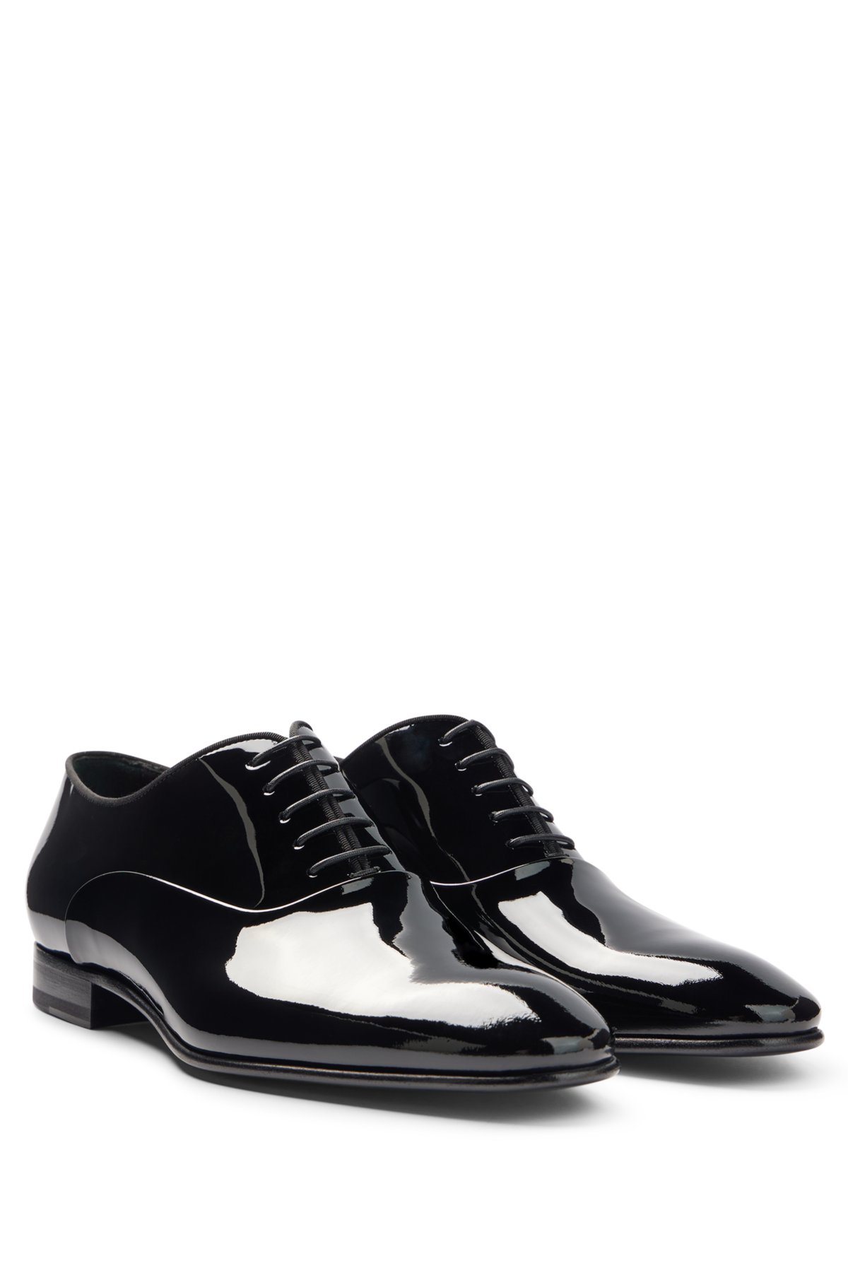 BOSS - Oxford shoes leather with grosgrain piping