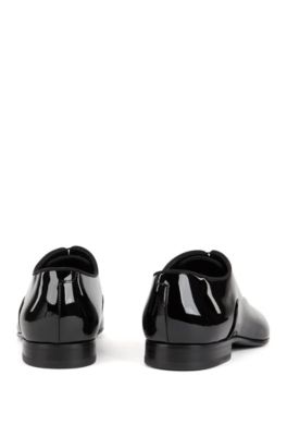 hugo boss highline patent leather loafers
