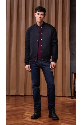 Plaid Cotton Button Down Shirt, Slim Fit | Cattitude, Open Red