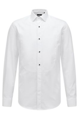 boss white dress shirt