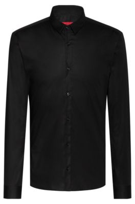 Extra-slim-fit shirt in stretch cotton