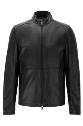 Nappa Leather Jacket | Nabino, Black