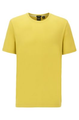 Hugo Boss Regular-fit T-shirt In Soft Cotton In Green