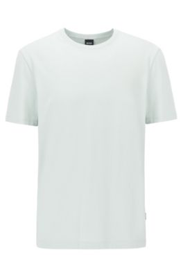 Hugo Boss - Regular Fit T Shirt In Soft Cotton - Light Green