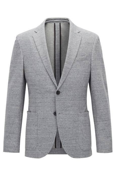 Jersey blend Tweed Sport Coat, Slim Fit | Newon J