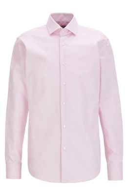 BOSS - Fresh Active Traveler Cotton Dress Shirt, Regular Fit | Gordon - Pink