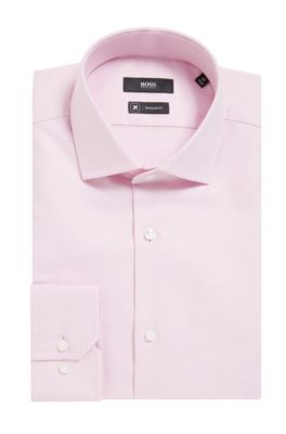 slim fit dress slacks Soft Brown Reda Merino Wool Stretch Custom Shirt