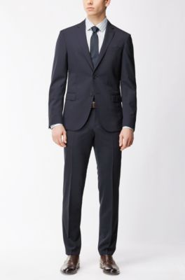 Striped Cotton Dress Shirt, Slim Fit | Ismo, Yellow