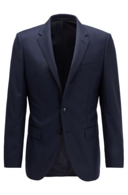BOSS Slim fit Tailored Jacket In Mid weight Virgin Wool