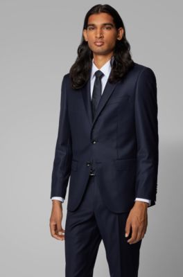 BOSS Slim fit Tailored Jacket In Mid weight Virgin Wool
