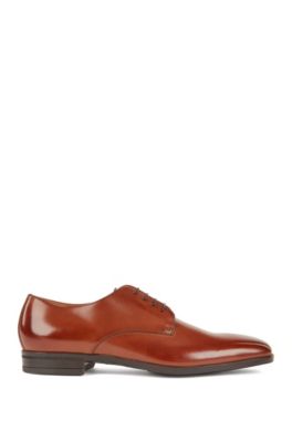 brown derby shoes