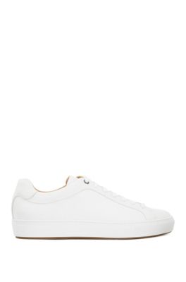 hugo boss white tennis shoes