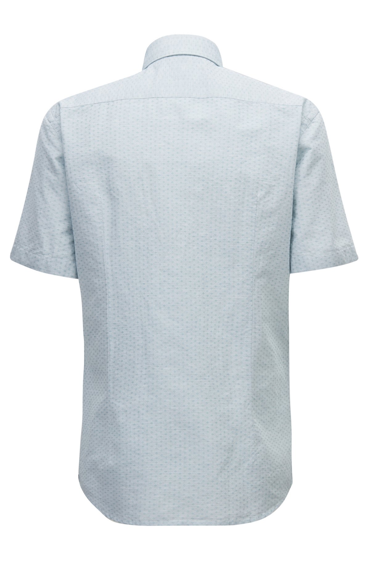 BOSS - Slim-fit shirt in cotton-blend dobby