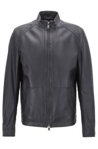 BOSS Regular fit blouson jacket in nappa lambskin