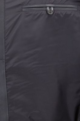 Regular-fit blouson jacket in nappa lambskin, Open Blue