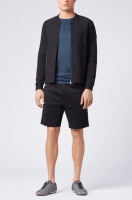 Cotton T-shirt with heritage-inspired logo, Dark Blue