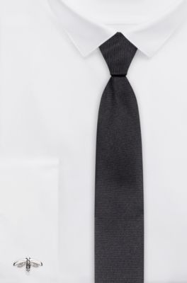 Firefly cufflinks in polished metal, Silver