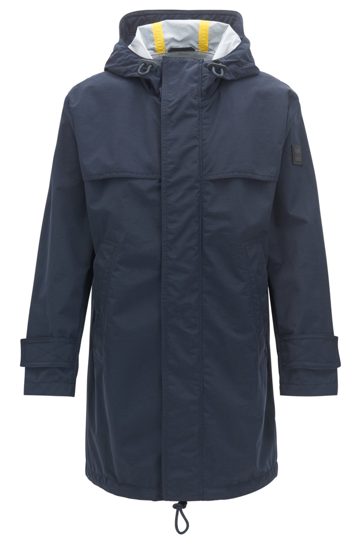 tromme kondom dør BOSS - Relaxed-fit raincoat in two-layer performance fabric