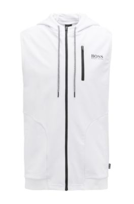 hugo boss sleeveless hoodie