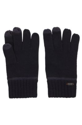 BOSS - Knitted gloves with Touch Tech tips