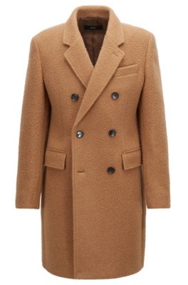 hugo boss camel coat