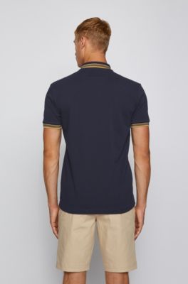 hugo boss polo zipper