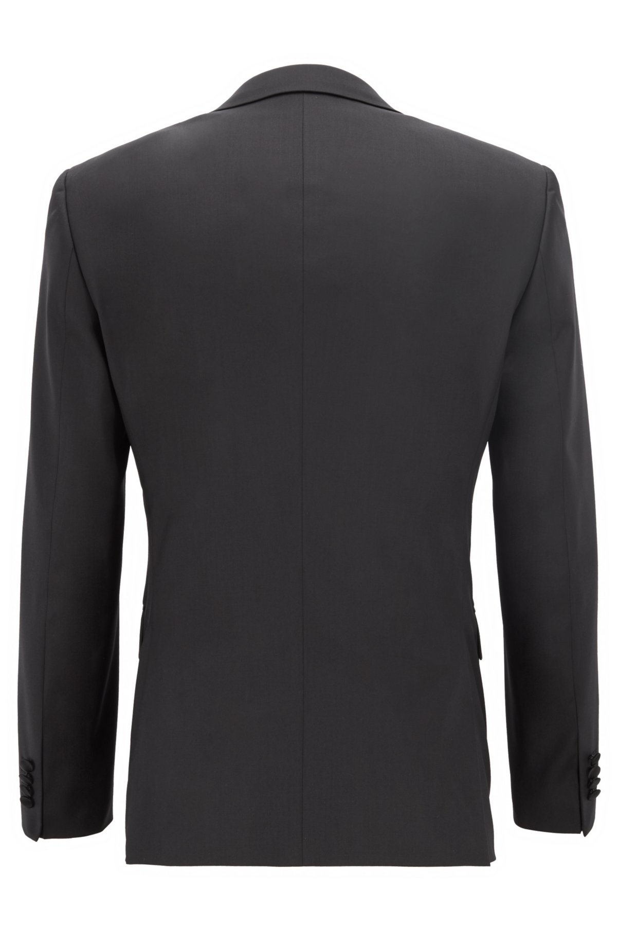 BOSS - Slim-fit tuxedo in virgin wool with silk trims