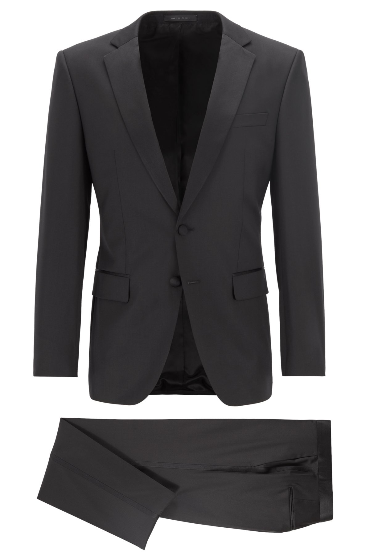 Single-Breasted Wool Tuxedo Jacket - Ready to Wear