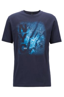 Limited edition Formula E T-shirt with New York City print, Open Blue