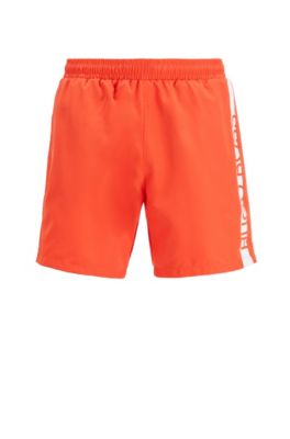 hugo boss shorts orange