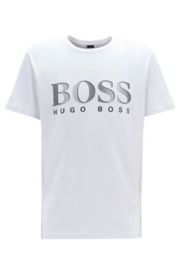 BOSS - Relaxed-fit UPF 50+ T-shirt in cotton