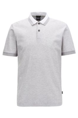 grey hugo boss polo