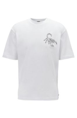 Hugo Boss Relaxed-fit T-shirt With High 
