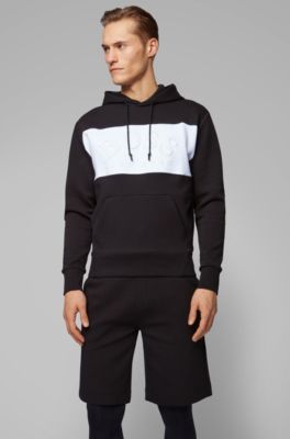 hugo boss sly hoodie white