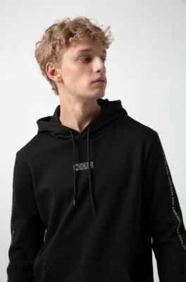 hugo boss logo hoodie