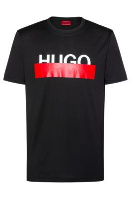 hugo boss black and red t shirt