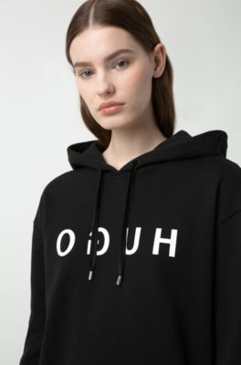 hugo boss reverse logo hoodie