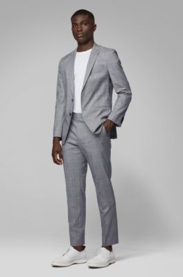 hugo boss checkered suit