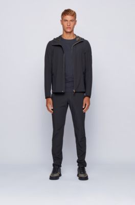 boss embossed crew sweatshirt