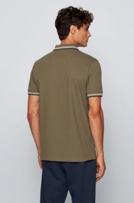 khaki hugo boss polo