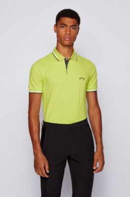 stretch slim fit polo