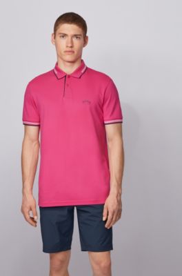 stretch slim fit polo