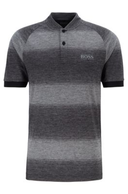 hugo boss striped polo