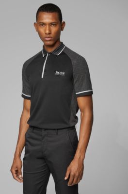 slim fit golf polo