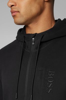 black hoodie hugo boss