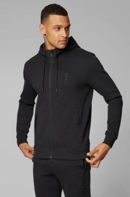 black cashmere hoodie