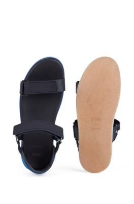 hugo boss leather sandals
