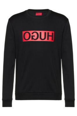 hugo boss reverse logo sweatshirt